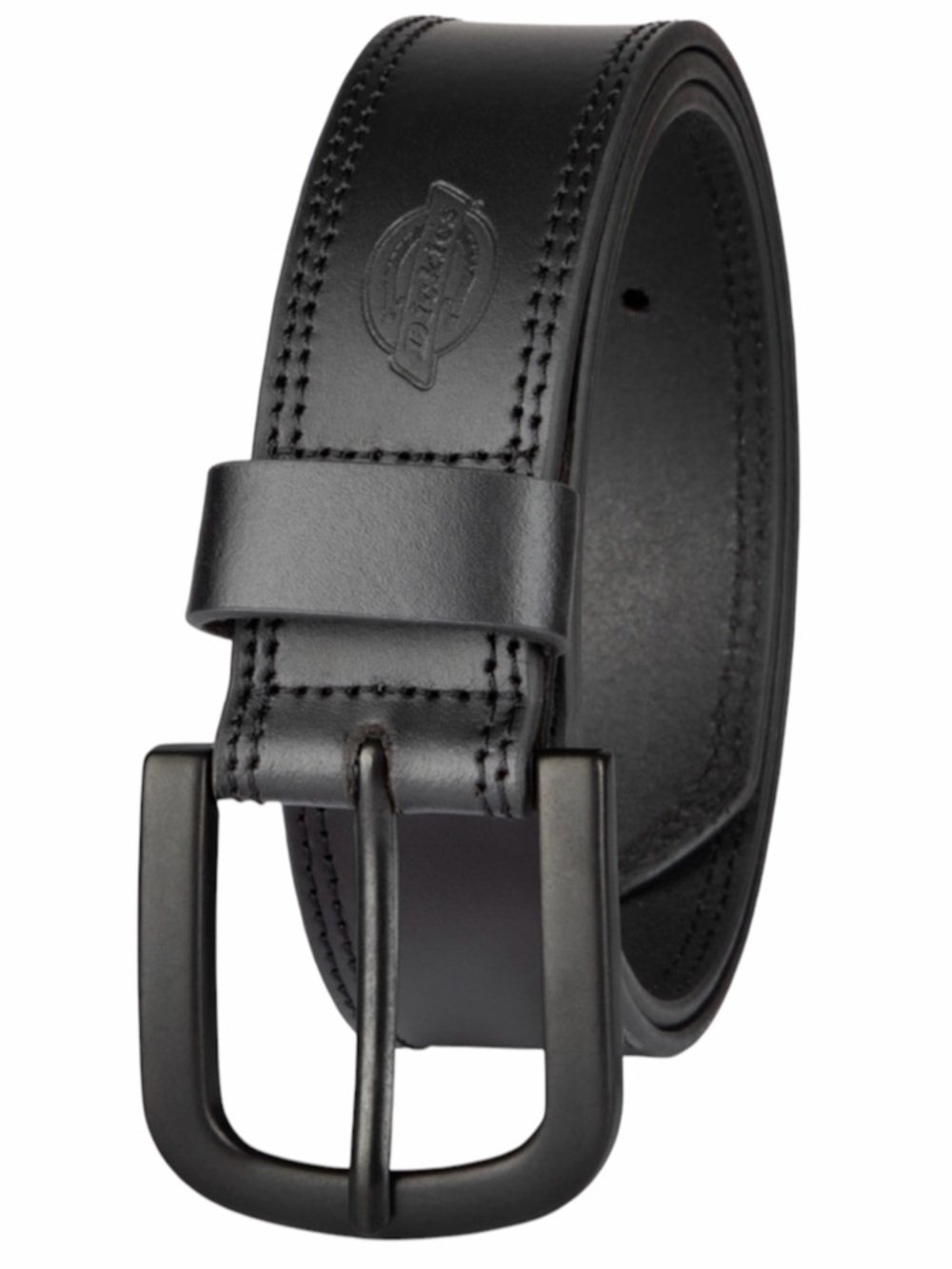 Dickies black Leather classic casual Belt 38 NWT